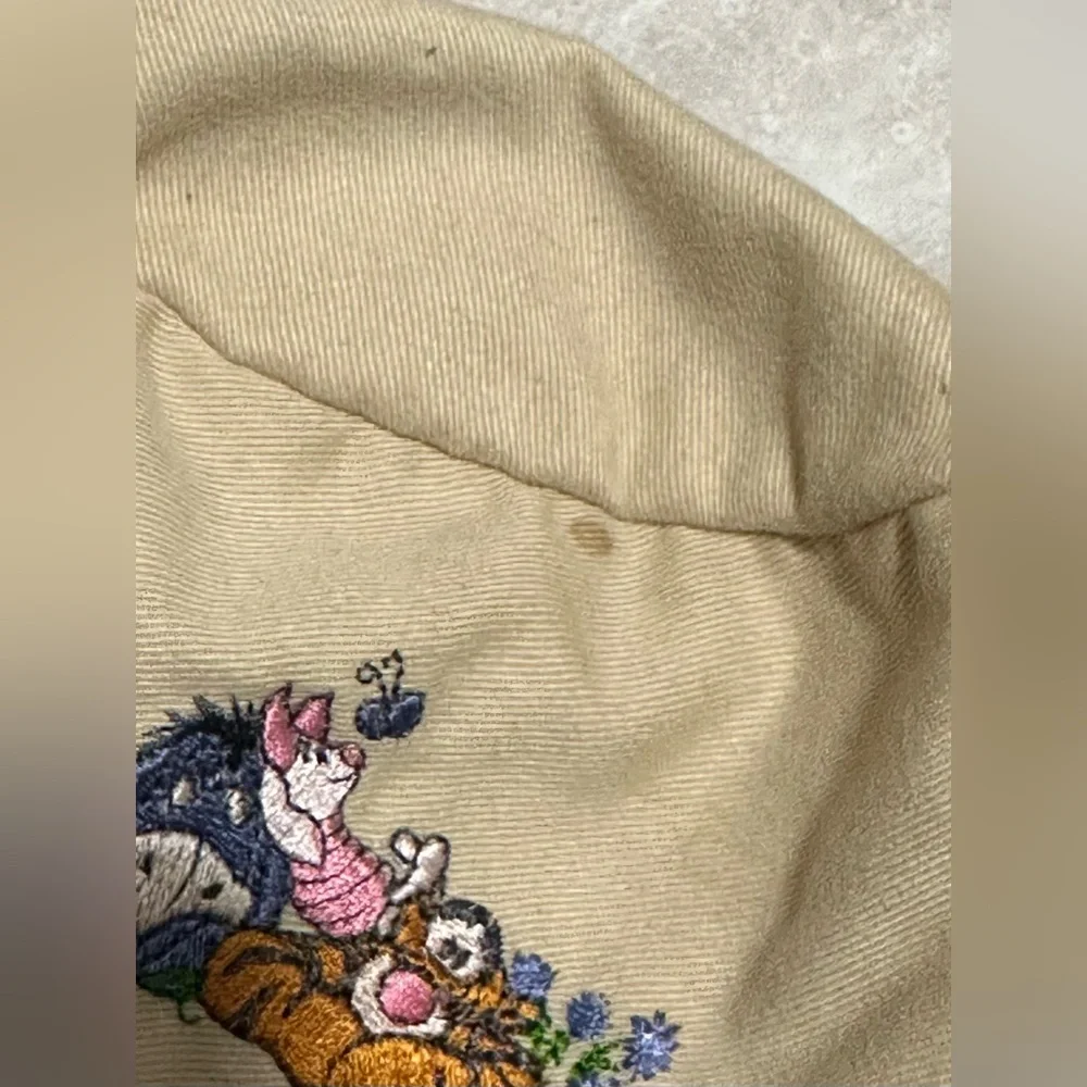Winnie The Pooh Cartoon Characters Embroidered Bucket Hat